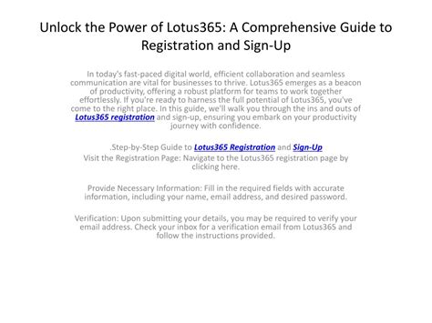 lotus365 registration